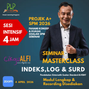 Seminar MasterClass Indeks,Log & Surd (4 Apr 2026)